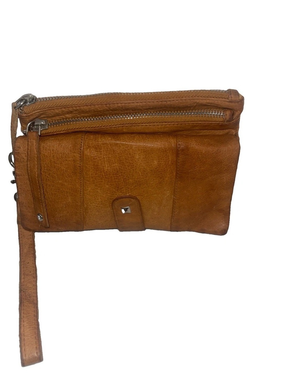 Free people LOLA Leather Pouch -Brown/Tan